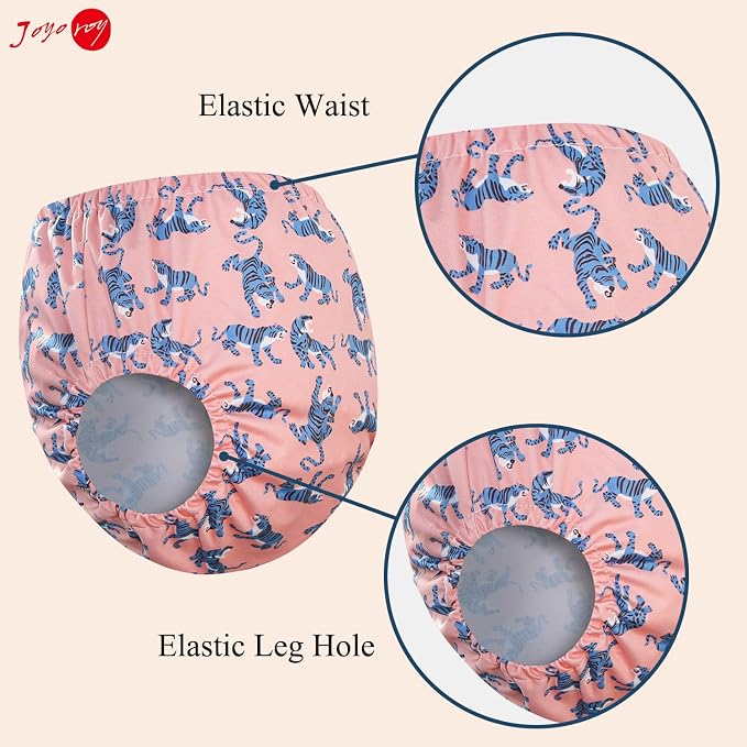 Joyo roy 6Pcs Diaper Covers for Girls Plastic Underwear Covers for Potty - Image 3