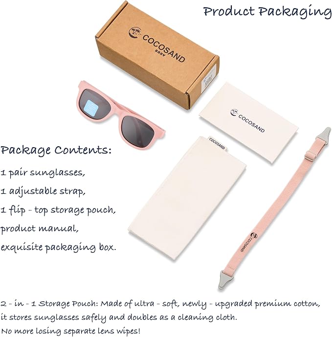 COCOSAND Flexible Baby Sunglasses - Image 3