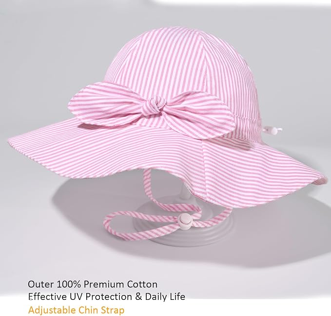 Baby Girl Sun Hat Summer Foldable Beach Hats - Image 4
