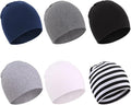 DRESHOW BQUBO 6 Pack Baby Hats for Boys Girls Unisex Baby Hat Soft Knit Cap by DRESHOW