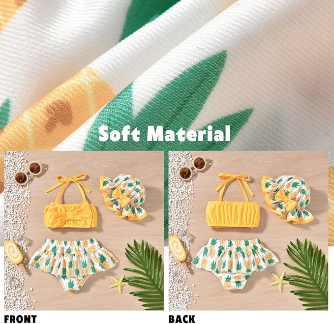 Aalizzwell Baby Girl 2-Piece Bikini Swimsuit - Image 3