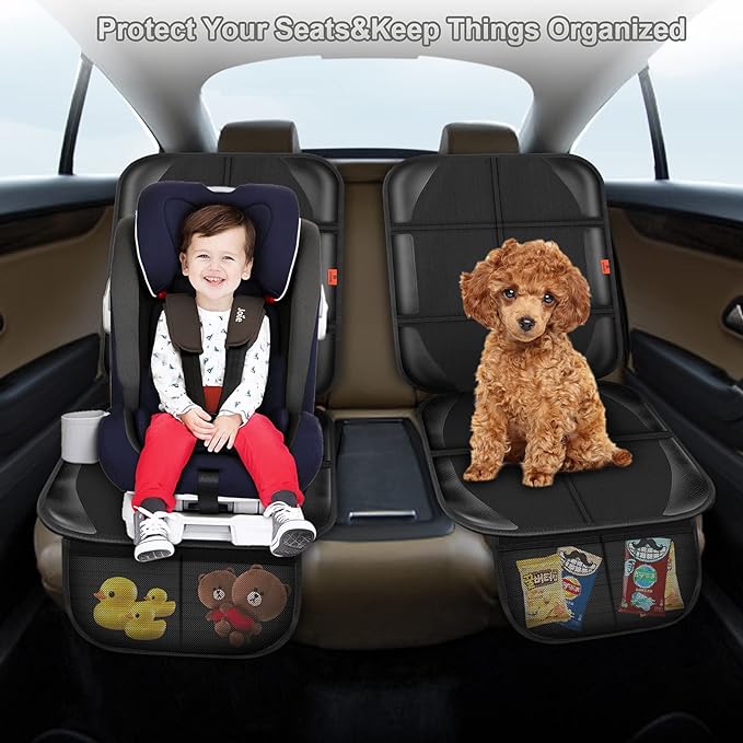Car Seat Protector, Auto Car Seat Protectors Baby Carseat Waterproof Durable - Image 5