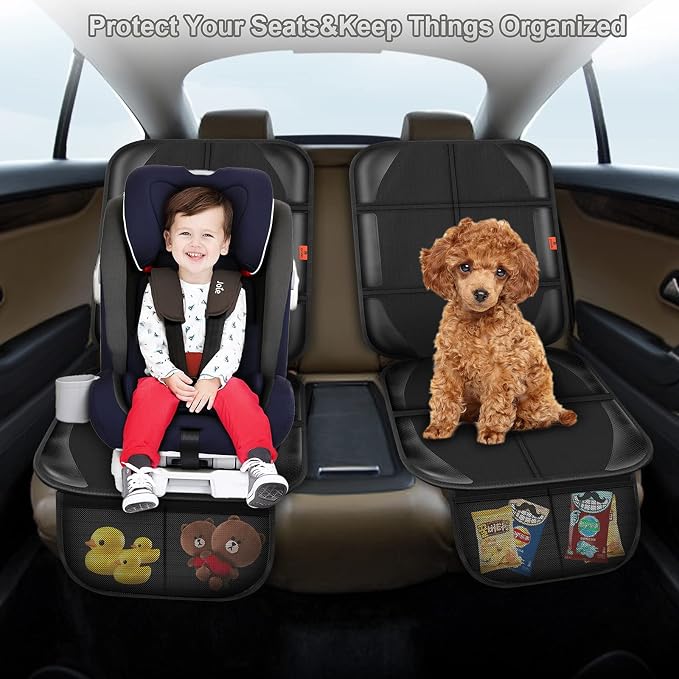Car Seat Protector, Auto Car Seat Protectors Baby Carseat Waterproof & Durable - Image 6