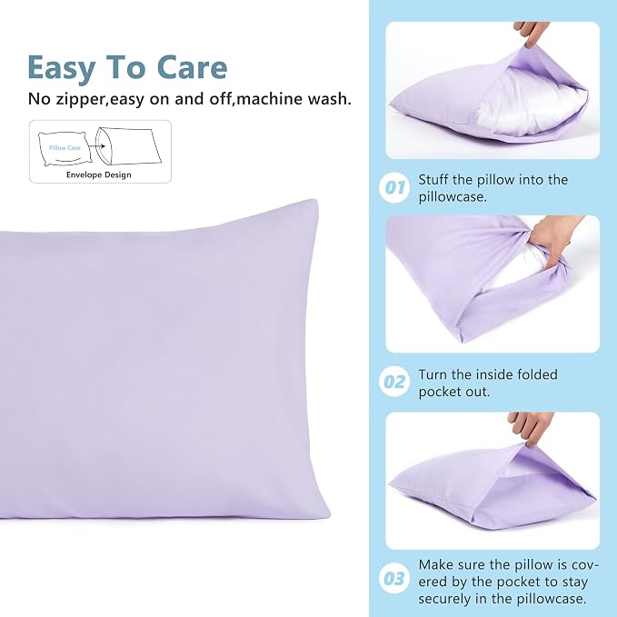 TILLYOU Toddler Pillowcase 2 Pack - Image 5