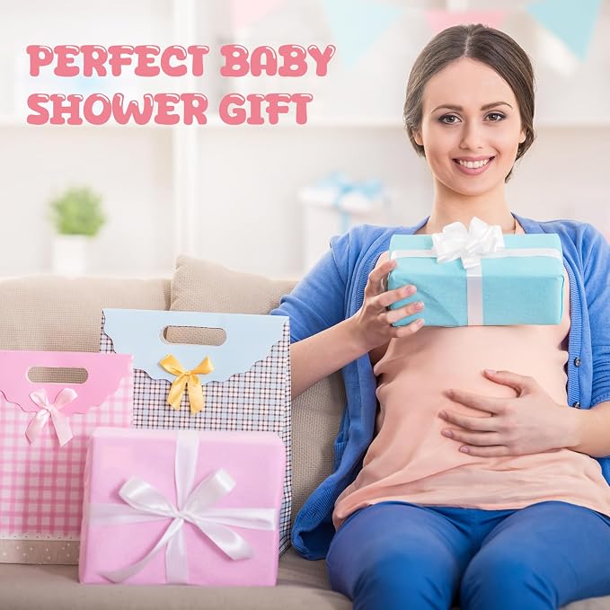 Breling 20 Pcs Baby Muslin Washcloth 12 x 12 Inch 100% Cotton Soft and - Image 6