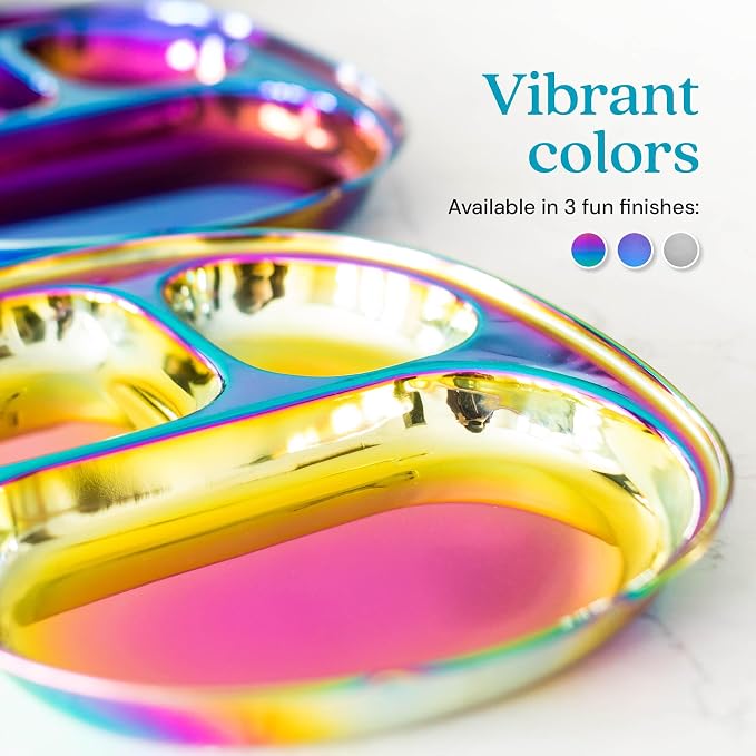 Ahimsa Stainless Steel Plates for Kids - Image 4