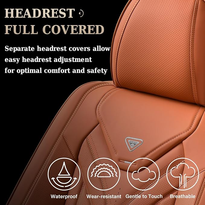 Coverado Car Seat Covers Full Set, Automotive Seat Covers Car Seat Protector - Image 5