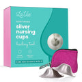LaVie™ Silver Nursing Cups for Breastfeeding, Soothing Protection for Nursing by LaVie