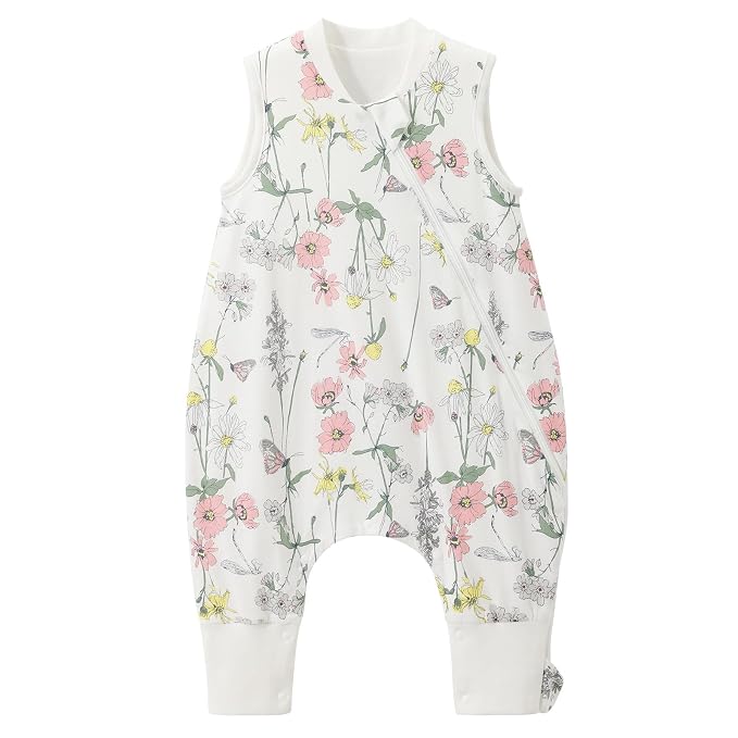 Duomiaomiao 0.5 TOG Toddler Sleep Sack 12-24 Months 100% Cotton Lightweight by DuoMiaoMiao
