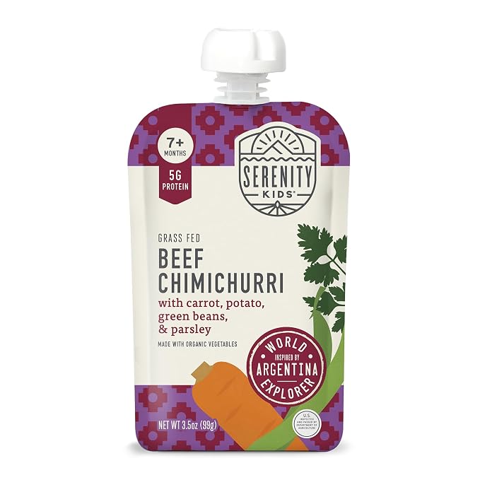 Serenity Kids 7+ Months Baby Food Pouches by SerenityKids