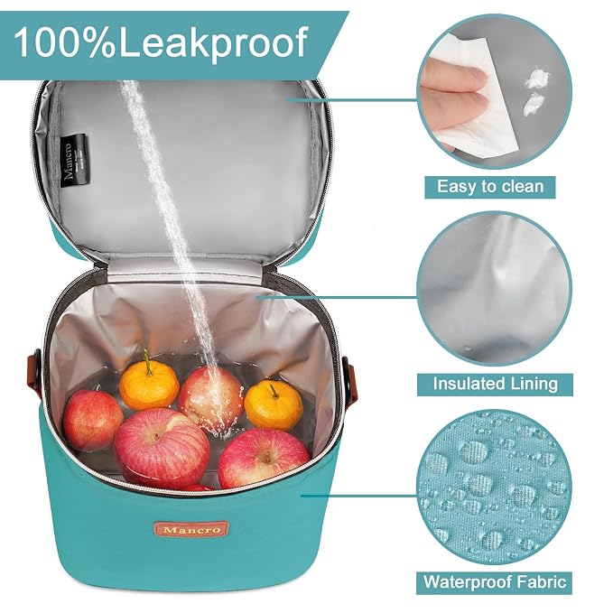Breastmilk Cooler Bag with Ice Pack, Mancro Insulated Baby Bottle Tote Bag Fits - Image 3