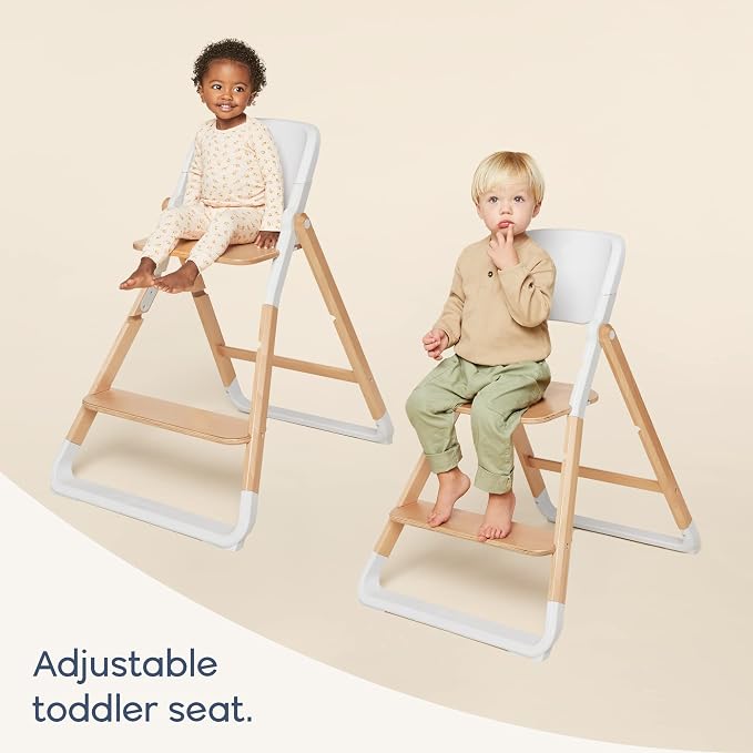Ergobaby Evolve Baby Essentials Portable High Chair, Dark Wood - Image 8
