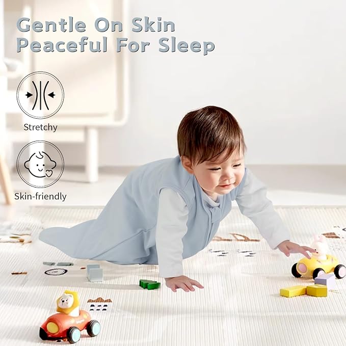 Baby Sleep Sack 6-12 Months, 100% Cotton TOG 0.5 Wearable Blanket - Image 7