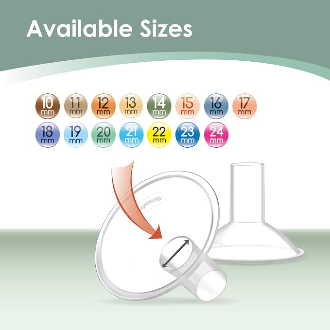 Maymom MyFit Crater Series 13mm Two-Piece Design Small Breastshield Compatible - Image 9