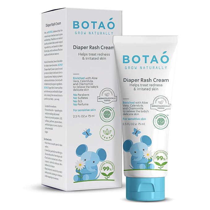 Baby's Natural Diaper Cream | Organic Diaper Cream EWG Verified | Naturally - Image 2