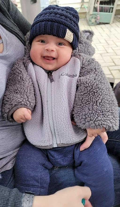 Funky Junque Baby Winter Hat – Cute Newborn Hats, Cozy Warm Infant Beanie - Image 6