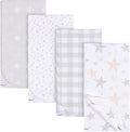 Gerber Unisex Baby 100% Cotton Flannel Receiving Blankets 30x30 Inches by Gerber