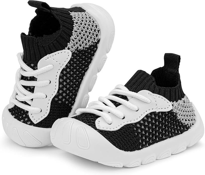 Baby Walking Shoes Toddler Girl Boy Soft Sole Breathable Cotton Canvas Shoes by Charrost