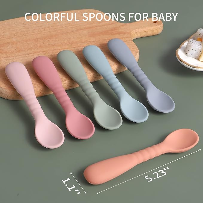 ME.FAN Silicone Baby Feeding Spoons - Image 2
