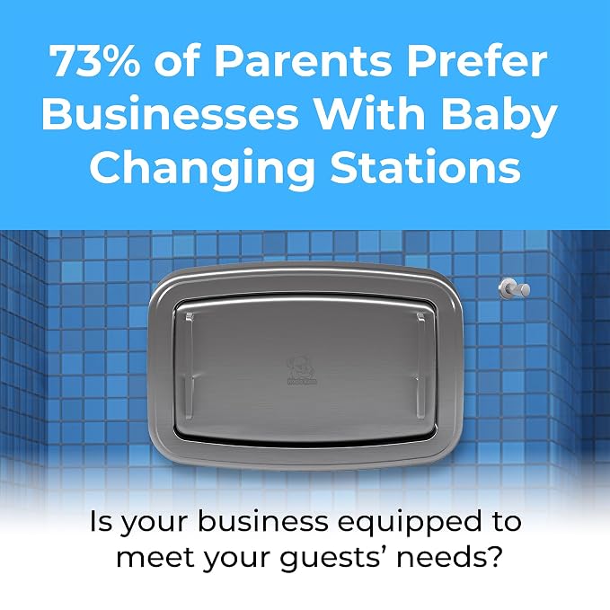 Koala Kare Baby Changing Station Horizontal Surface-Mounted, Model KB310-SSWM - Image 2