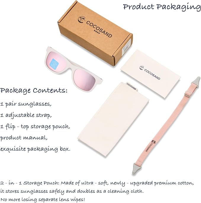 COCOSAND Flexible Baby Sunglasses - Image 2