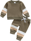 Kuriozud Toddler Baby Boy Fall Winter Clothes Long Sleeve Crewneck Pullover by Kuriozud