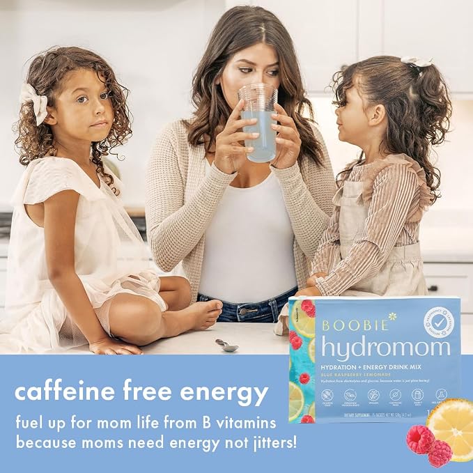 Boobie Hydromom Superfood Electrolyte Drink Mix, & Beyond, 10 Packets - Image 5