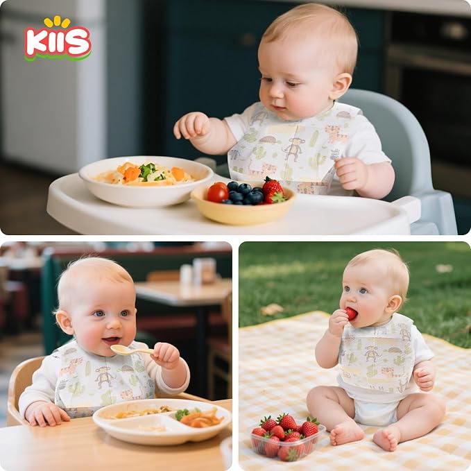 KIIS Disposable Baby Bibs for Baby Boys and Girls - Image 3