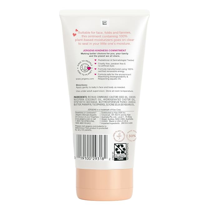 Jergens Baby All-Purpose Baby Ointment, Plant-Based Moisturizers, Petrolatum - Image 9