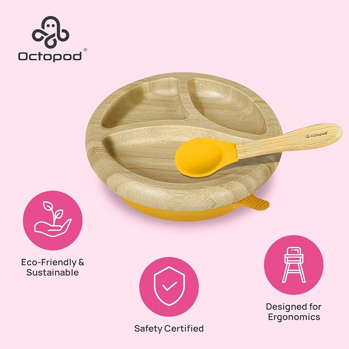 Abiie Octopod Bamboo Dish - Image 3
