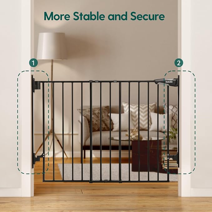 Babelio 27-45" No Bottom Bar Baby/Dog Gate - Image 2