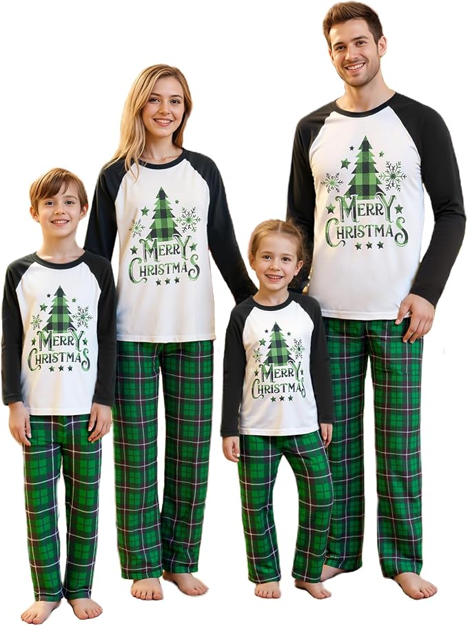 Awoscut Family Christmas Pajamas Matching Pajamas by Awoscut