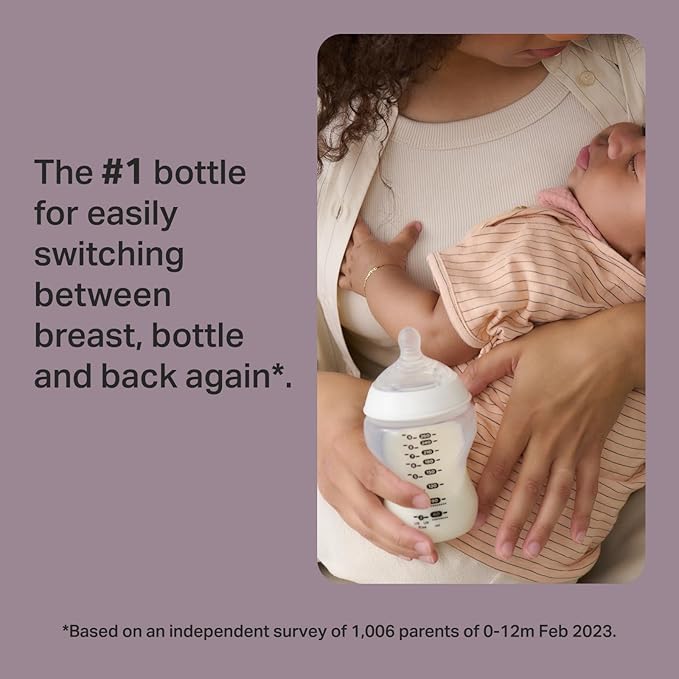 Tommee Tippee Natural Start Anti-Colic 5 oz BPA Free Baby Bottles, 0+ Months - Image 2
