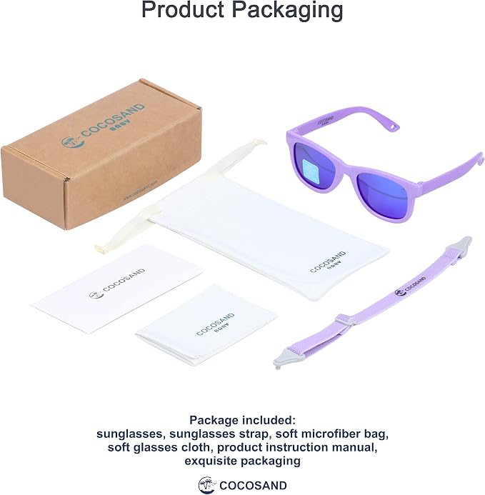 COCOSAND Flexible Baby Sunglasses - Image 2