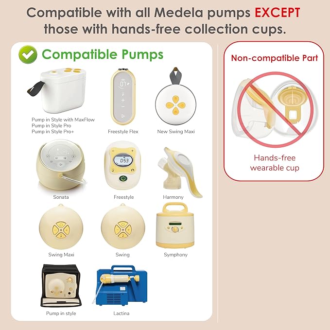 Maymom MyFit Comfy Series 21 mm Two-Piece Design Breastshield Compatible - Image 7