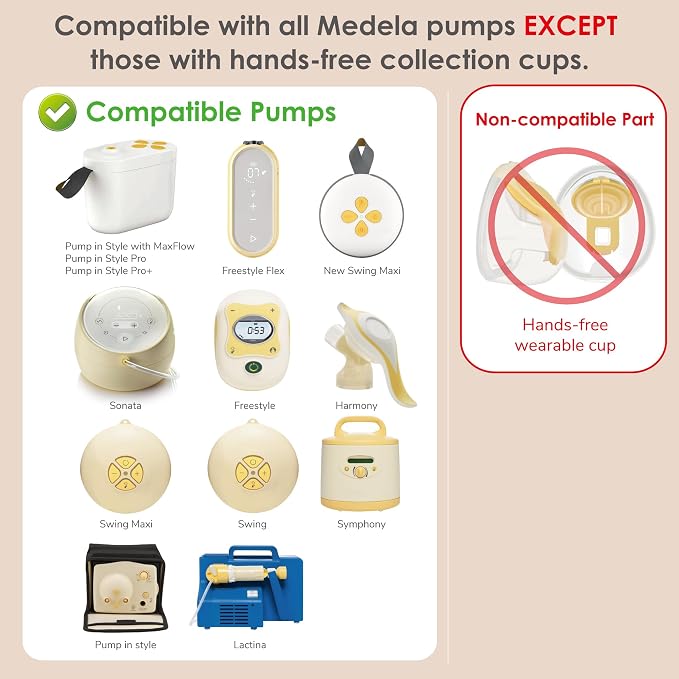 Maymom MyFit Comfy Series 19 mm Two-Piece Design Breastshield Compatible - Image 4