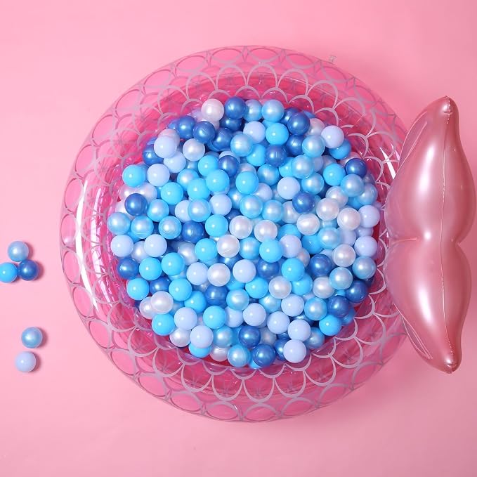GOGOSO Ball Pits Balls for Toddlers Pack of 50 100 200 Plastics Shape Ball - Image 8