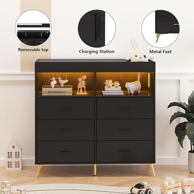 GarveeHome Dresser for Bedroom - Image 6