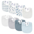 Konssy Muslin Baby Bibs 8 Pack Baby Bandana Drool Bibs Cotton by Konssy