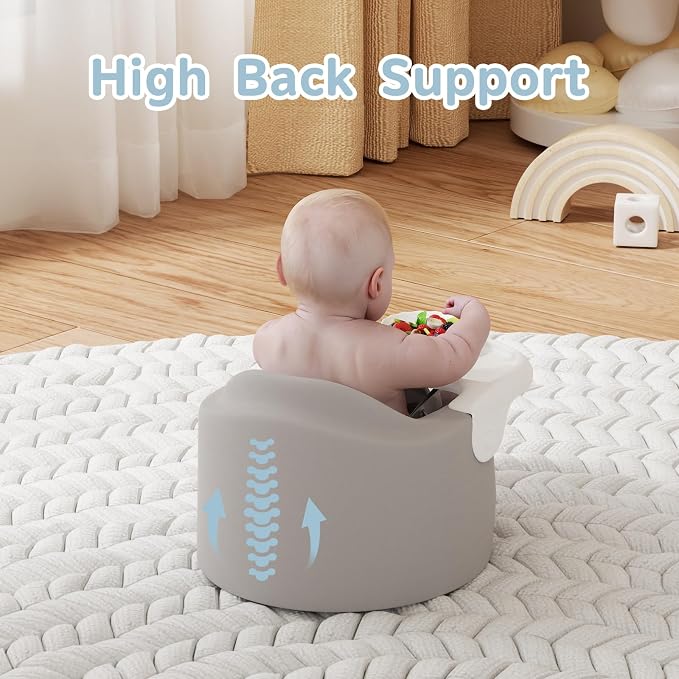 Baby Floor Seat with Removable Tray – Portable Feeding & Activity Booster Seat - Image 4