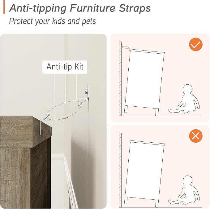 WAMPAT Dresser for Bedroom - Image 6