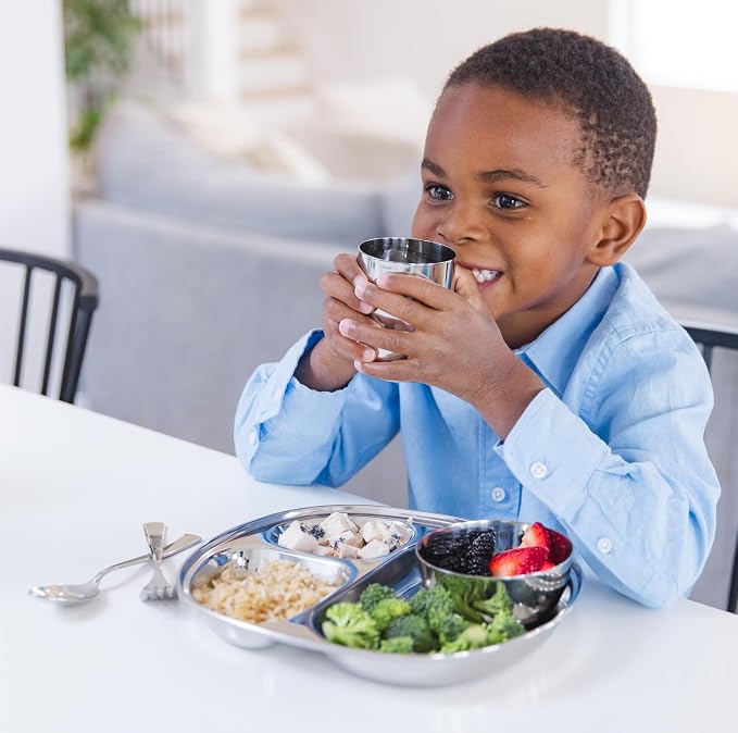 Ahimsa Stainless Steel Plates for Kids - Image 9