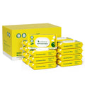 100% USA Cotton Baby Wipes for Sensitive Skin, 99% Purified Water Unscented Wet by DORAHONEY