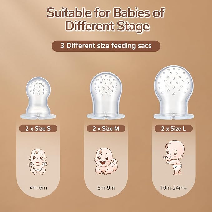 2 Pack Silicone Baby Fruit Feeder - Image 3