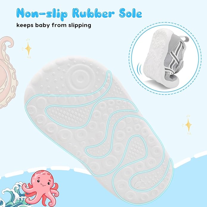 Scurtain Baby Shoes Boy Girl First Walking Shoe Infant Crib Breathable Sneakers - Image 6