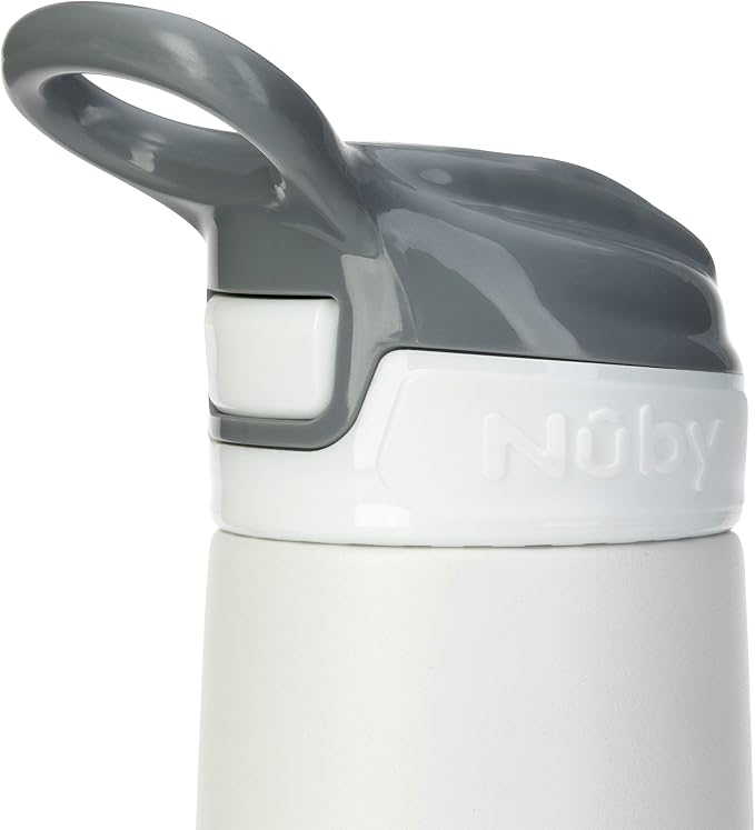 Nuby Thirsty Kids No Spill Flip-It Reflex Stainless Steel Travel Cup or Water - Image 7