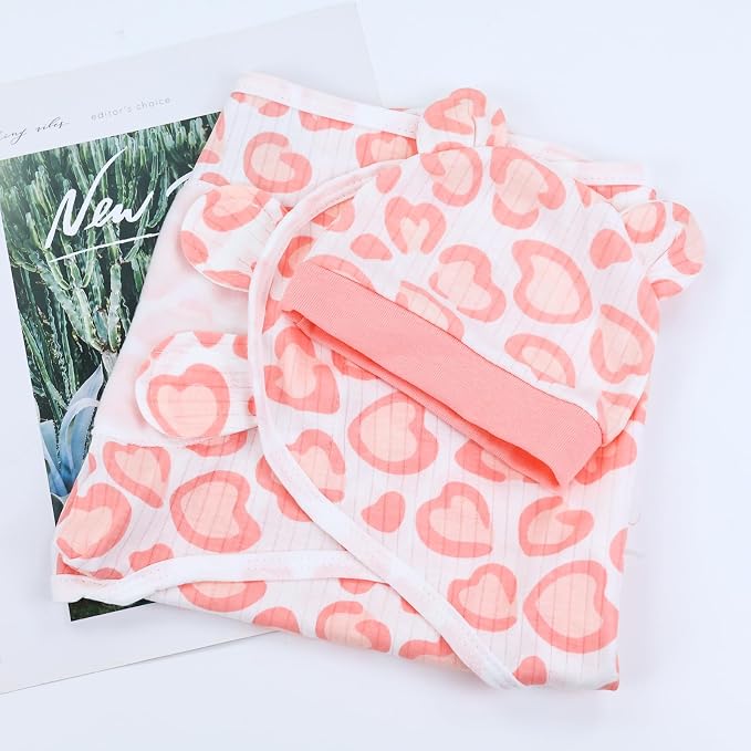 Cinaci 2 Pack Adjustable Soft Cotton Blend Newborn Baby Receiving Swaddle - Image 7