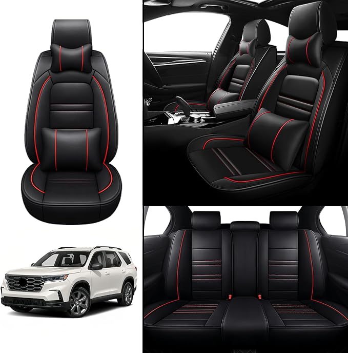 Car Seat Covers for Honda Pilot 2003-2025 | 5-Seats Seat Covers, Waterproof - Image 2