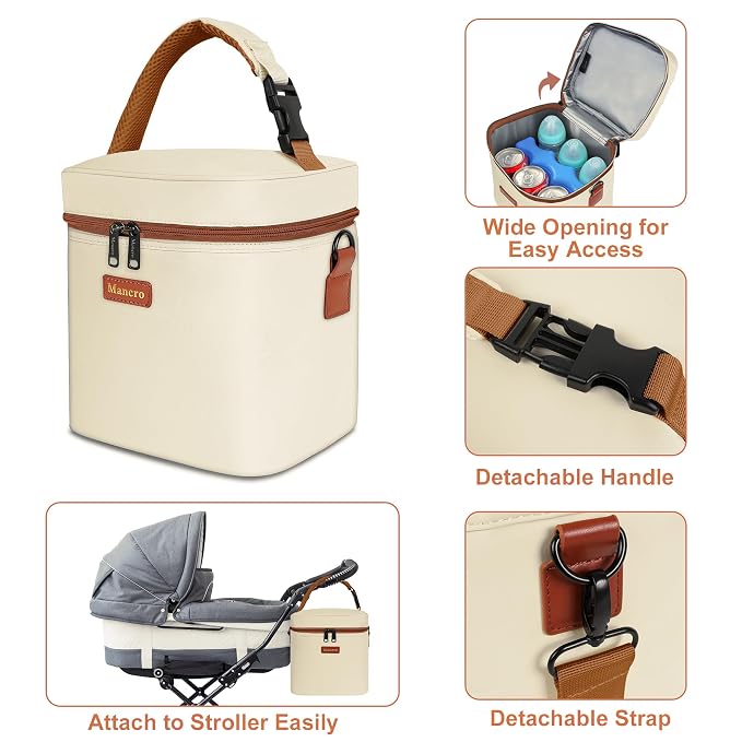 Mancro Breast Milk Cooler Travel Bag - Image 5