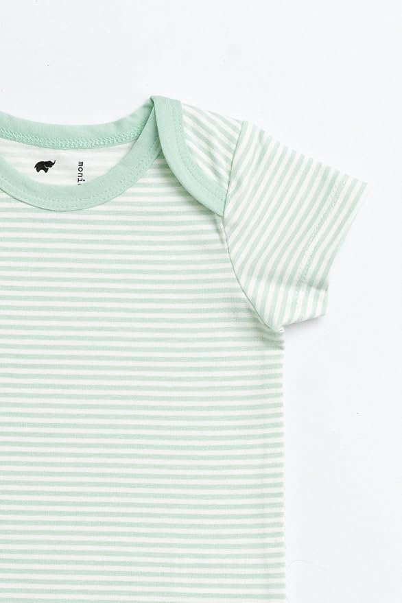 MONICA + ANDY Baby Organic Short Sleeve Jack + Jill Bodysuit - Image 6